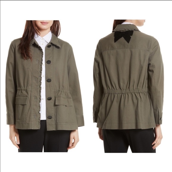 kate spade ruffle jacket